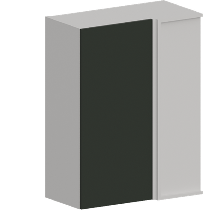 Кухня Модуль ШВУ 709 Графит / Насыщенно-зеленый