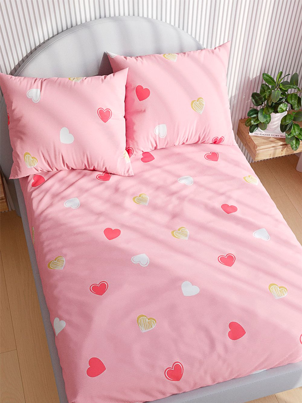 Простынь  поплин Сказка "Love too" 240x215 см