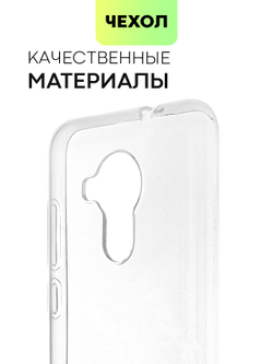 Чехол BROSCORP для Nokia C30 оптом (арт. NK-C30-TPU-TRANSPARENT)