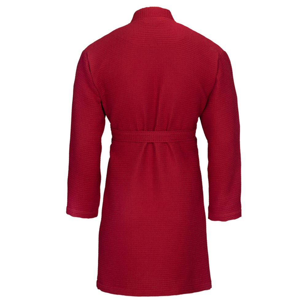 Халат вафельный Vossen Rom rubin 390 красный