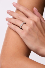 Кольцо Heart White