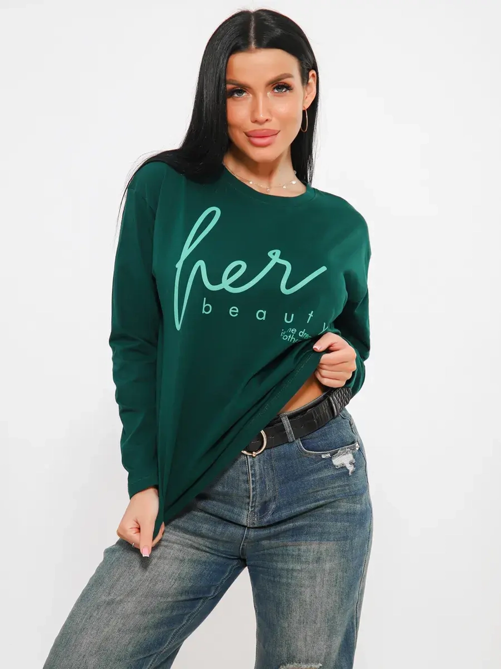 Лонгслив большие размеры