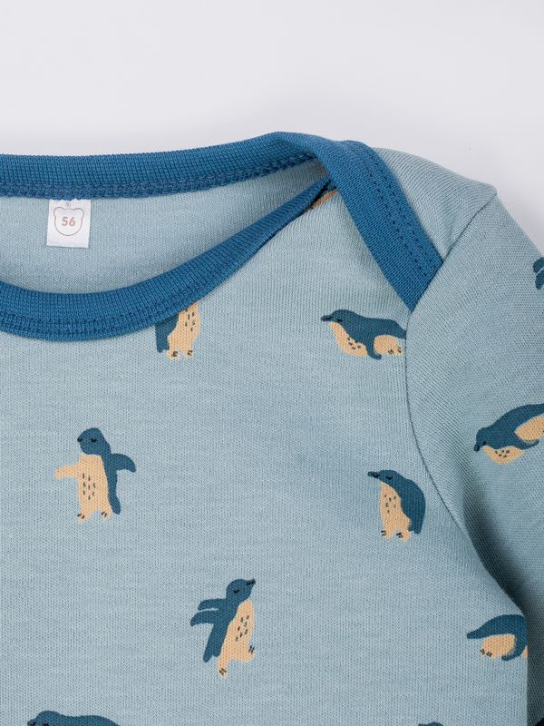 Слип с кнопками по шаговому шву 