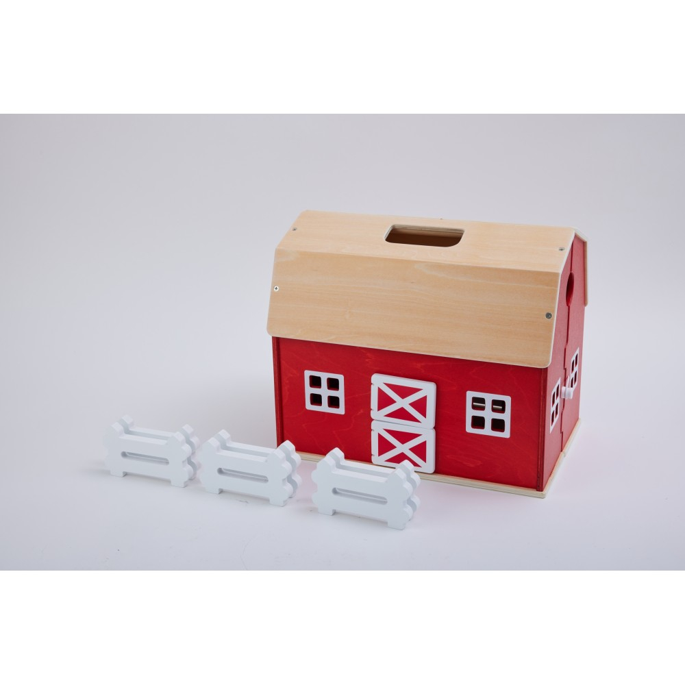 Schleich Farm World - Красный деревянный СТОГ Retro 42602