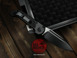 Нож Microtech GRN LUDT Gen III Standard S/E Black - клинок черный, черная рукоять