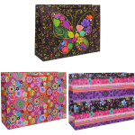 Пакет подарочный «Яркие краски» 50*37*15 см, микс
