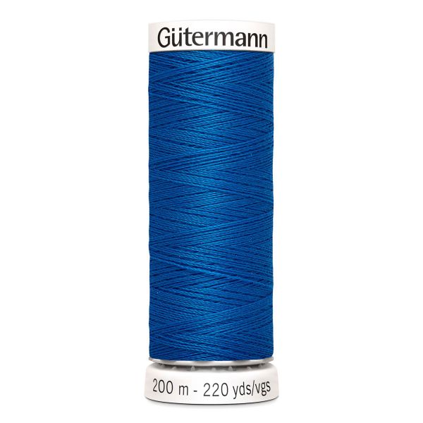 Нитки универсальные Gutermann Sew-all 100 (200 метров), 5 кат. | 322 синяя бирюза