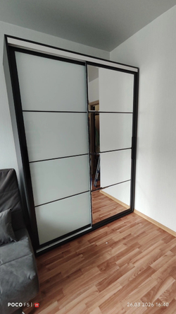 Шкаф-купе Крафт-6 1 ШКК-06 графит 1,6 м