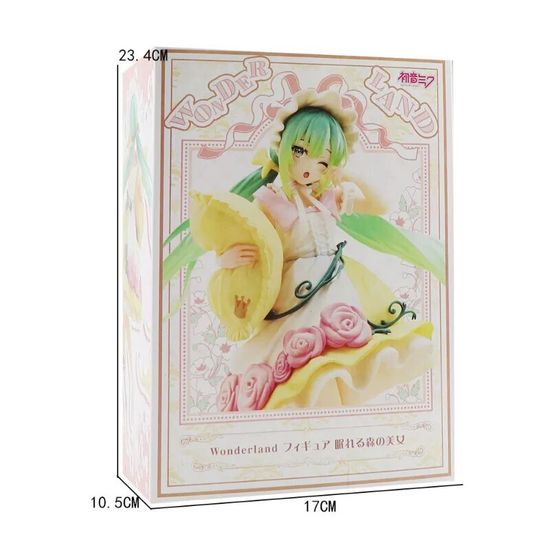 Фигурка Аниме Мику Хацунэ Спящая красавица / Miku Hatsune 21х14см