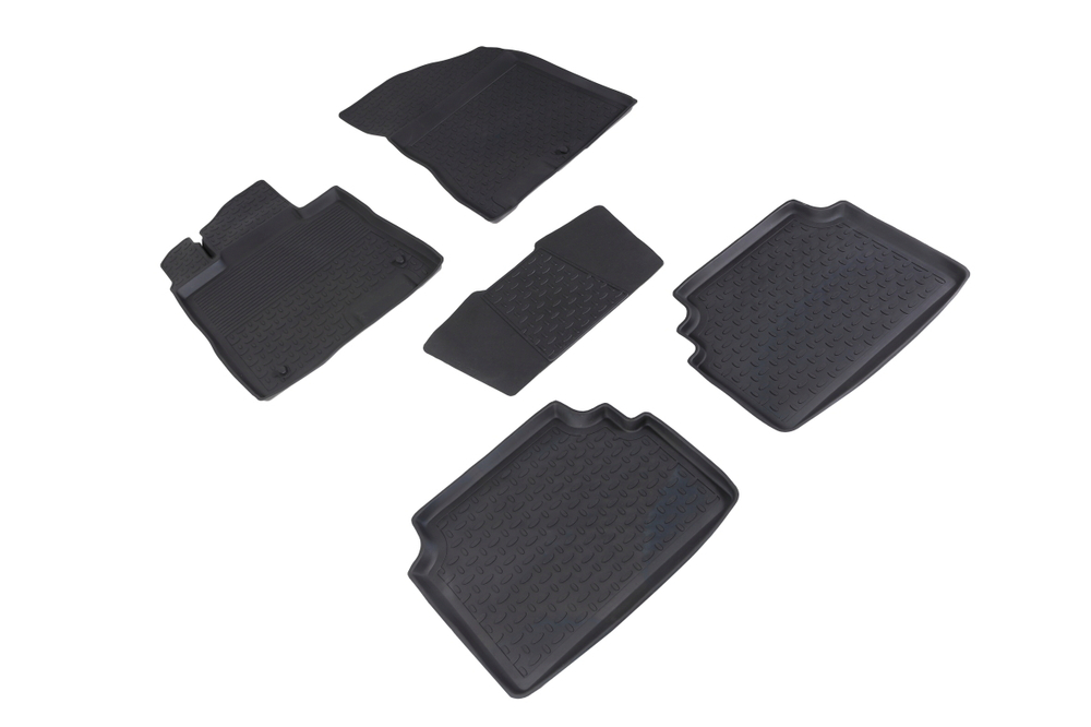 Резиновые коврики с высоким бортом для KIA K5 2020-н.в., Seintex.94049