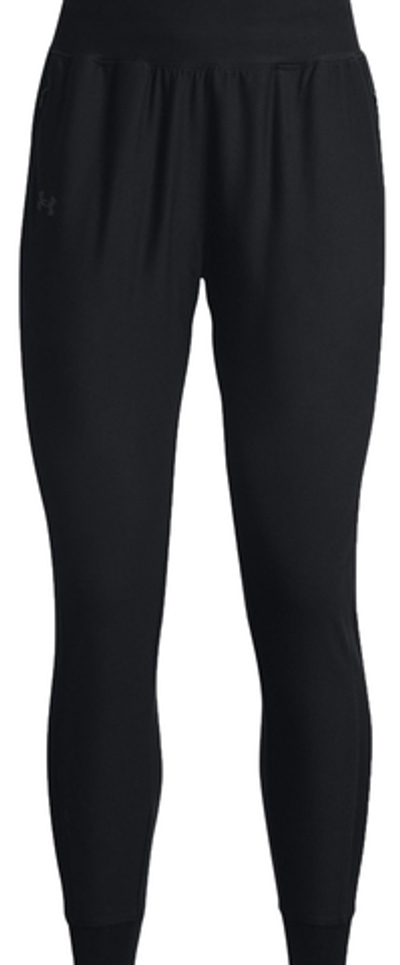 Женские теннисные брюки Under Armour Qualifier Run 2.0 Pants - black/reflective