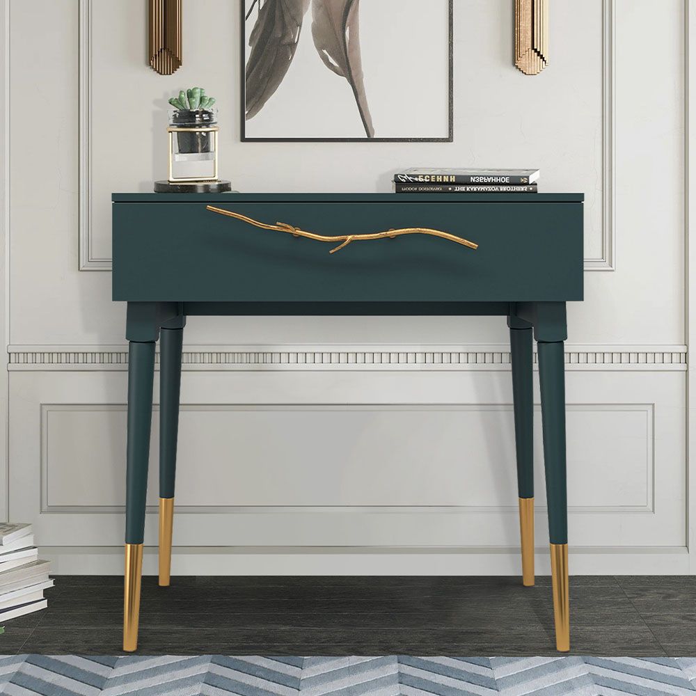 Консоль Арт Колор matte Стайл Голд Зеленый бирюзовый матовый