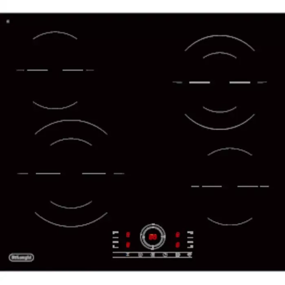 DeLonghi Стеклокерамическая варочная поверхность VITTORIO 2E1F CR