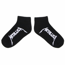 Носки Metallica черные короткие (307)