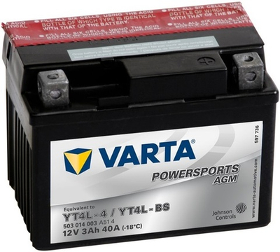 VARTA YT4L-BS аккумулятор
