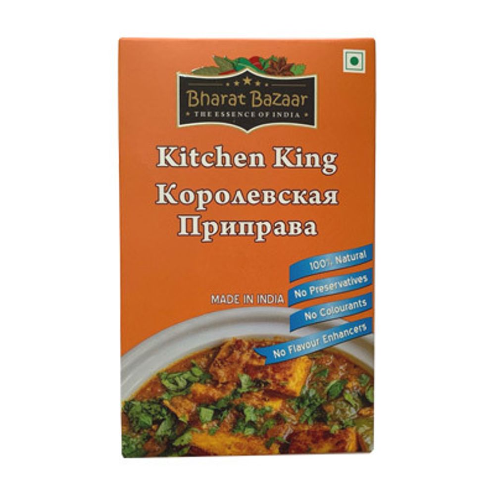 Bharat BAZAAR Kitchen King Королевская приправа, 100 гр