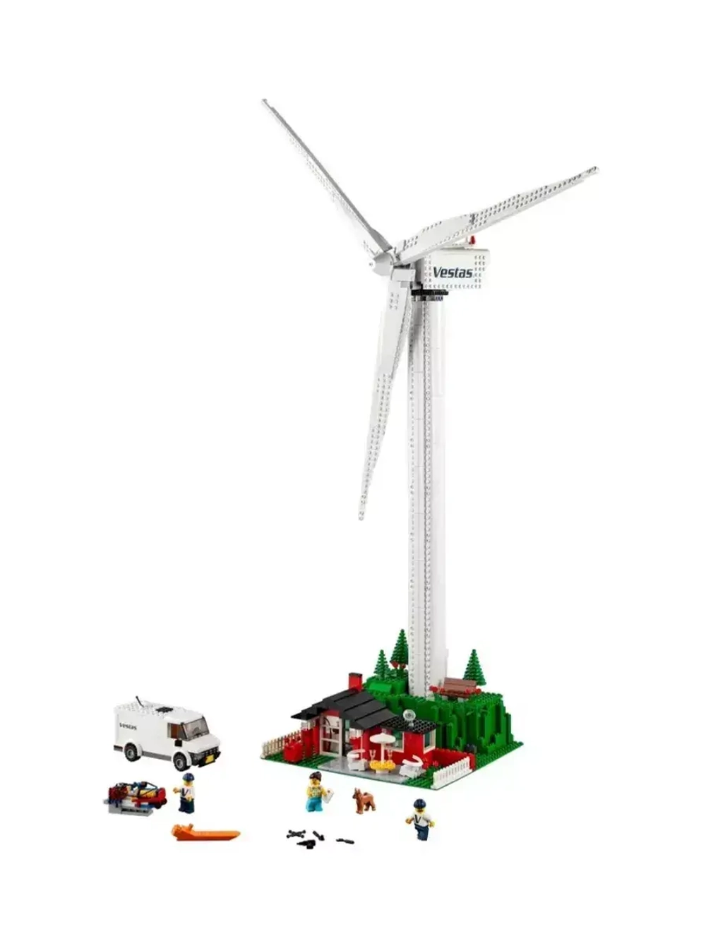 Конструктор Ветряная мельца Vestas 844 детали
