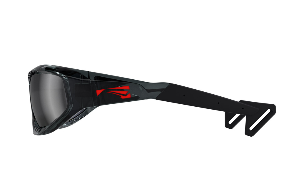 Спортивные очки LiP Surge / Gloss Trans. Grey / Black / PC Polarized / Levanté Series Chroma Smoke
