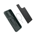 Гибридный чехол со шторкой для камеры и поддержкой MagSafe Spigen Optik Armor (Mag Fit) для iPhone 15 Pro Max