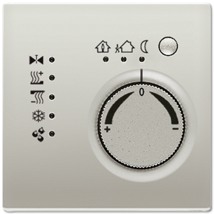 JUNG KNX LS 990 Edelstahl Регулятор для тепл. полов с внешн. датчиком температуры,с 4-канал.интерф.кнопок, арт.ES2178TS