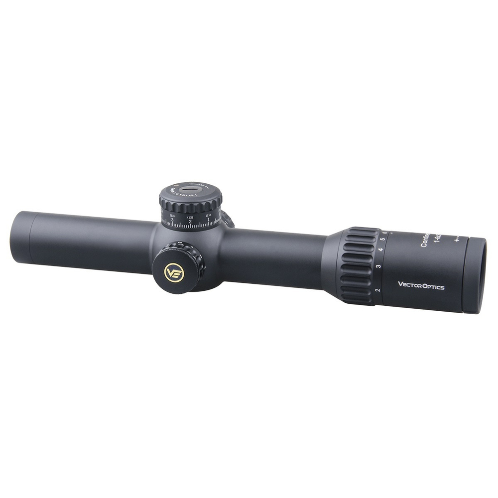 Оптический прицел Vector Optics Continental 1-6x28 Tactical FFP, сетка BDC & Wind, 34 мм, тактические барабаны, Zero Stop, азотозаполненный, с подсветкой (SCFF-31P)