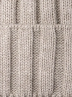 Шапка детская зимняя вязаная с помпоном