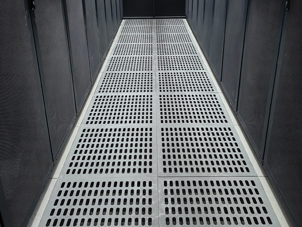 ТМС Панель фальшпола стальная вентиляционная - 35%, покрытие HPL (1,2 мм), 600х600 мм