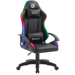 Кресло офисное Игровое кресло Factor X RGB,Черный,класс 2,PU DEFENDER