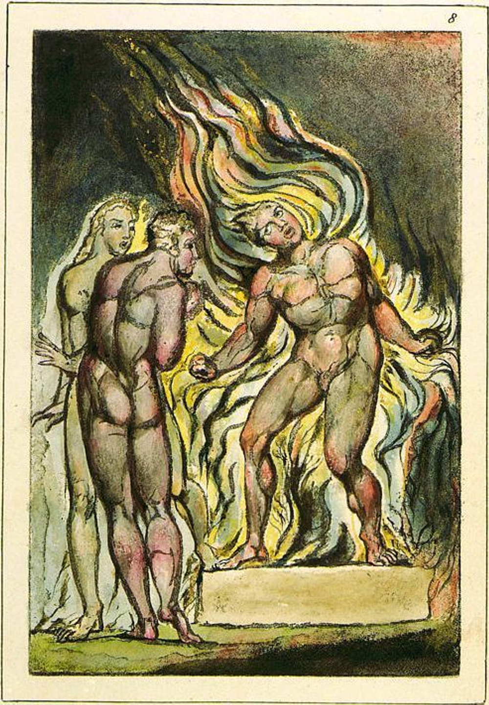 William Blake - эротическое искусство художника Уильяма Блейка. 18+