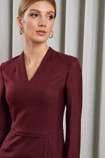 51509 Платье женское (бордовый)