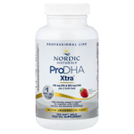 Nordic Naturals, ProDHA Xtra™, омега кислоты, клубника, 120 капсул
