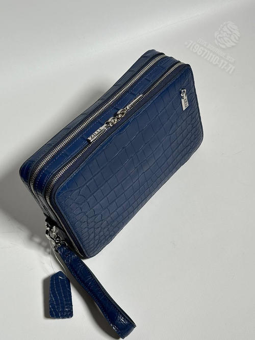 Клатч Zilli из кожи крокодила