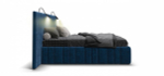 Кровать BOSS INFINITY 180*200 велюр Monolit синяя