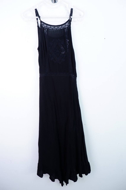 Сарафан Super dry длинный с вышивкой, маркировка ХS, визуально 42 размер