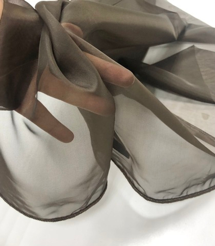 Вуаль с утяжелителем Arya арт.Turkuaz col. 2064 шоколад (высота 295 см, Турция)