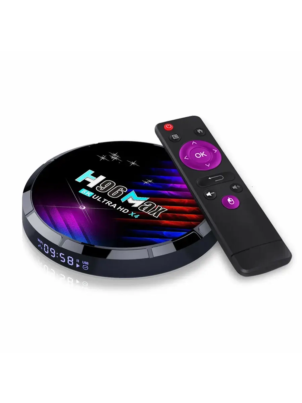 ТВ-приставка Ultra HD H96 Max X4, 4 + 64 ГБ