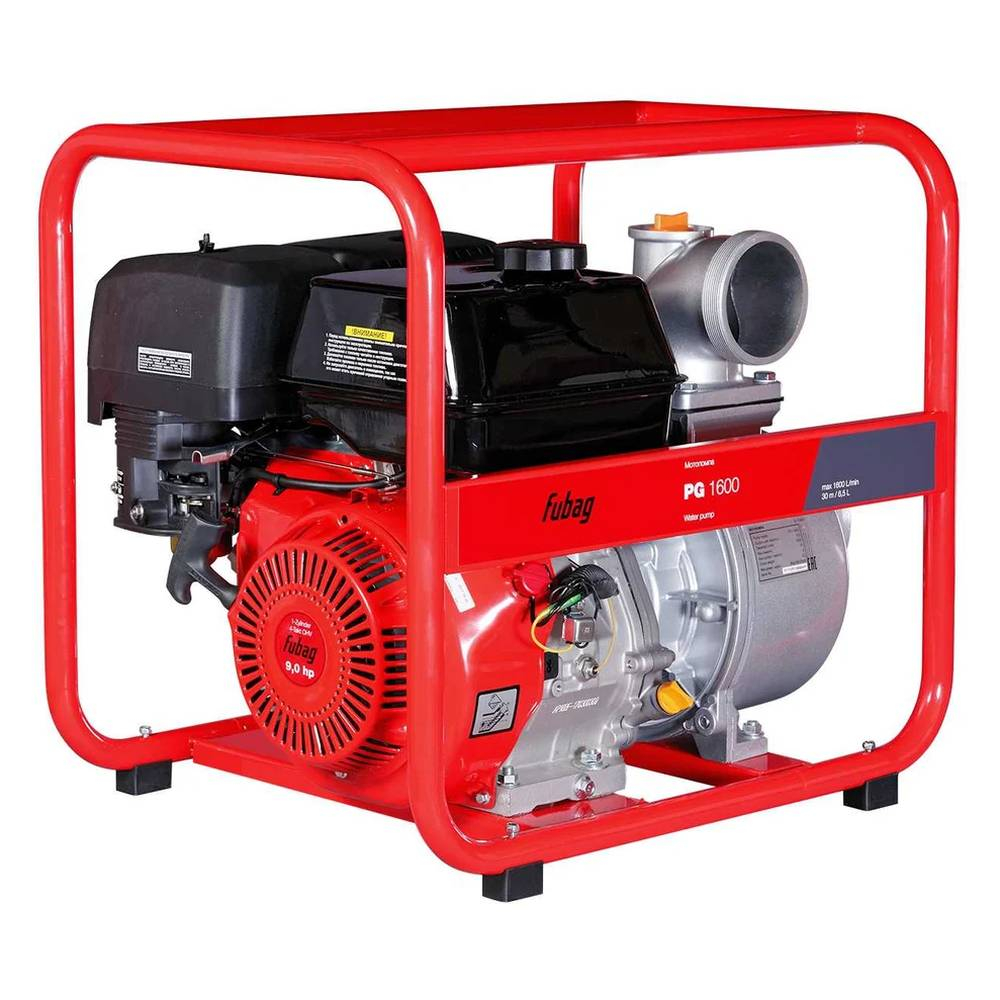 Мотопомпа бензиновая Fubag PG 1600