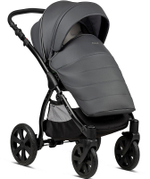 Детская коляска Noordi Fjordi Leather 2022 2 в 1 1132819/1302819 Shadow Grey