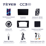 Teyes CC3 2K 9"для Nissan Teana 2003-2008