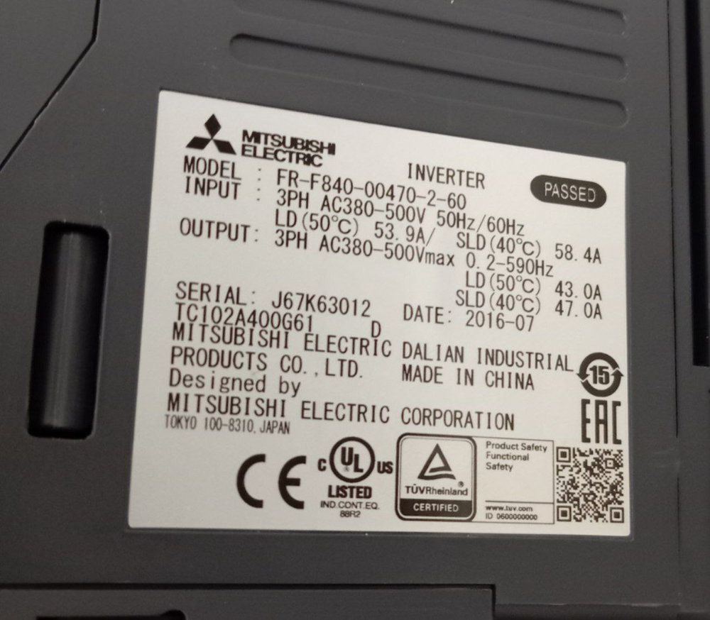 Mitsubishi FR-F840-00470-2-60 б/у