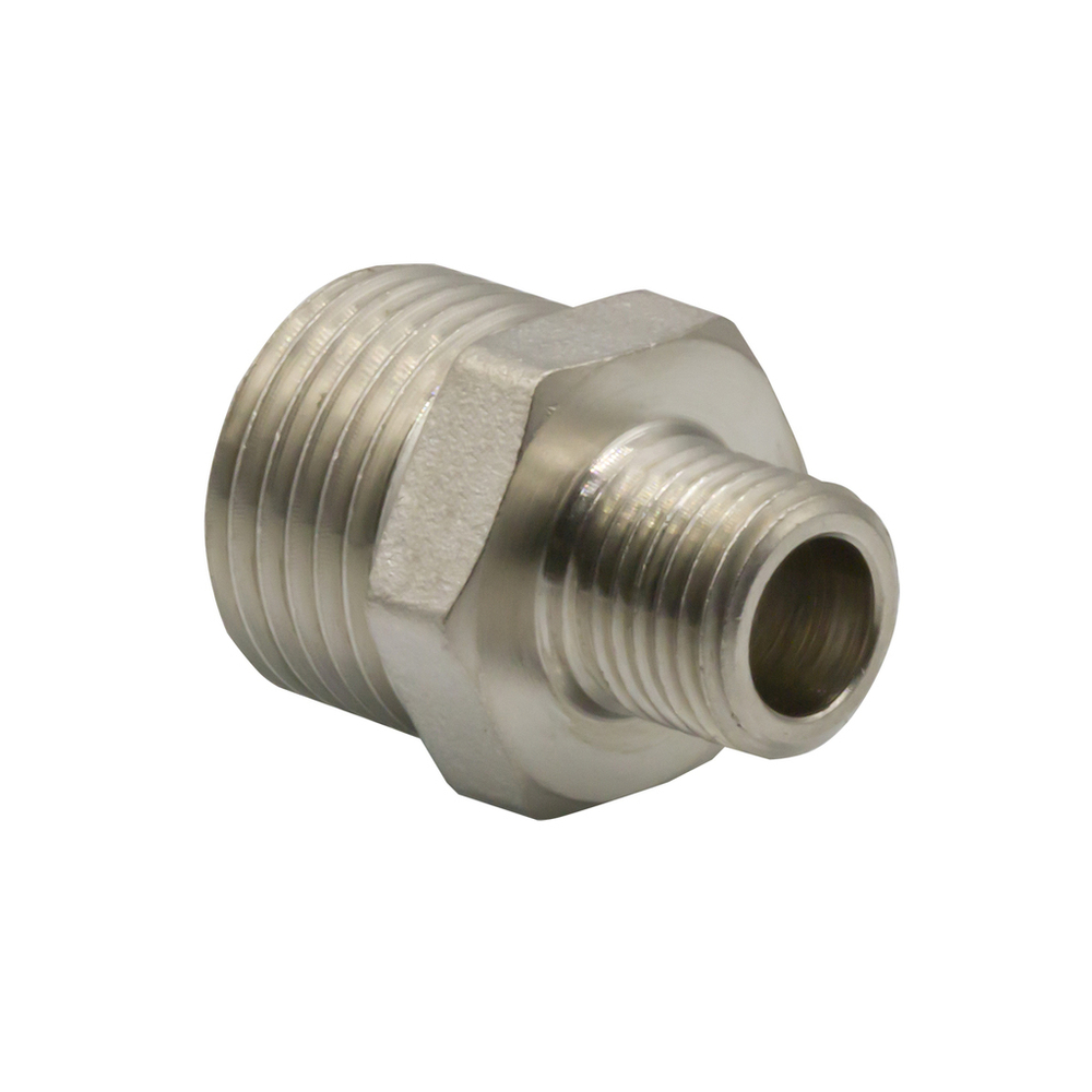 Ниппель переходной 1/2'' - 1/4'' нар/нар никель