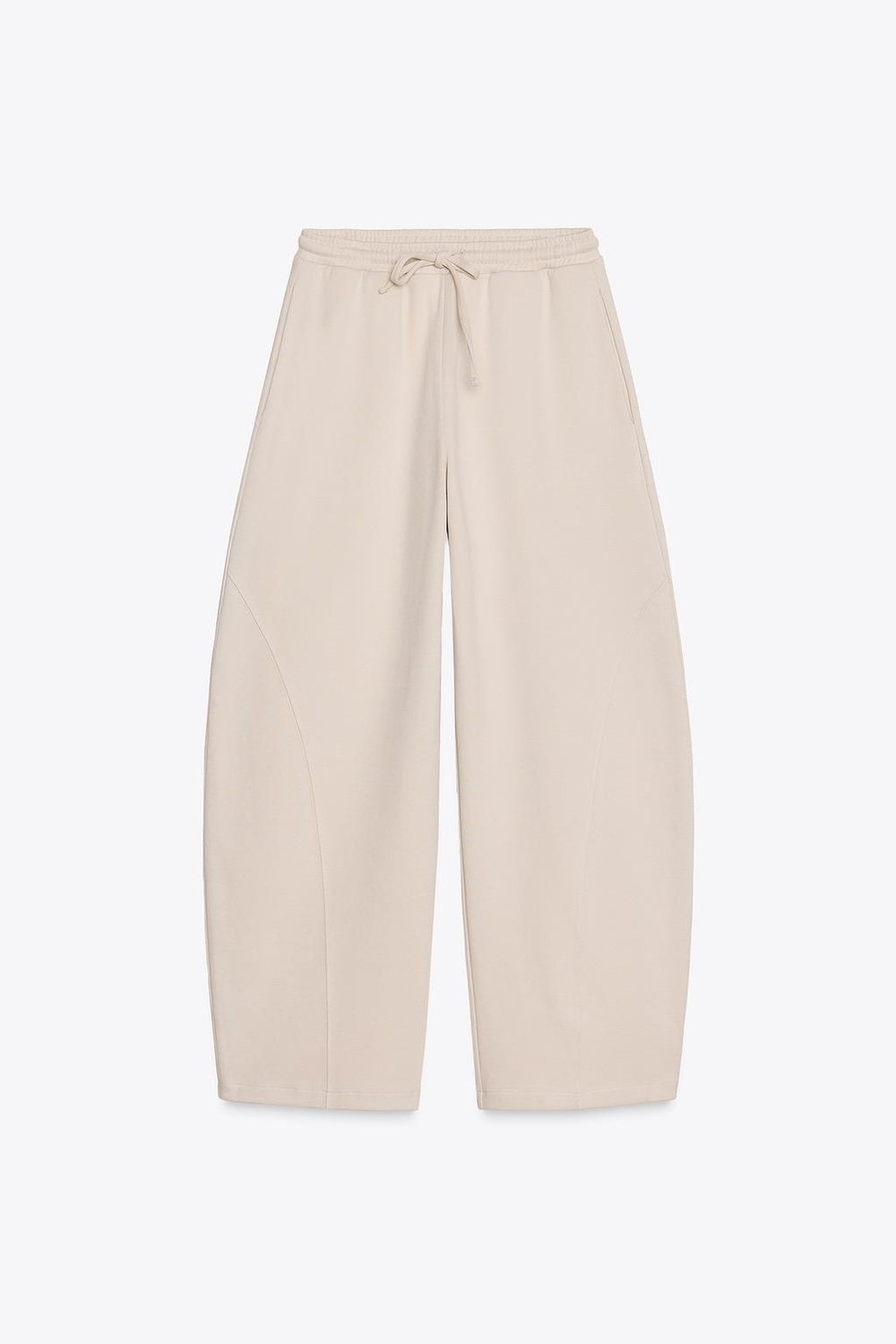 Брюки balloon fit с контрастными деталями