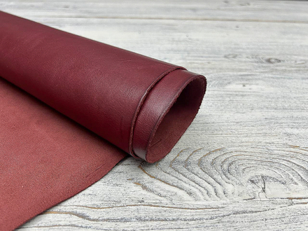 Odessa Mist Bordo (1,1-1,3 мм), цв. Бордовый, натуральная кожа