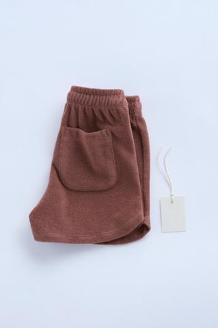 ZARA БЕРМУДЫ ИЗ МАХРОВОЙ ТКАНИ - TIMELESZ, ТЕРРАКОТОВЫЙ