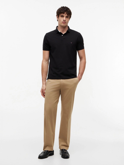 Поло Tommy Hilfiger Regular Fit Stretch Black