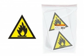 Знак 150х150мм "Пожароопасно" TDM SQ0817-0025