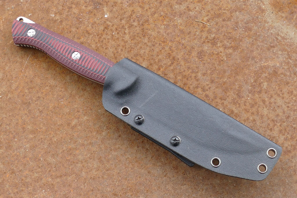 Нож STEELCLAW ЕРМАК красно-черный