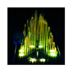 Фонтан светомузыкальный Gold Cascade квадратный 720х720х320мм (GYP-101)