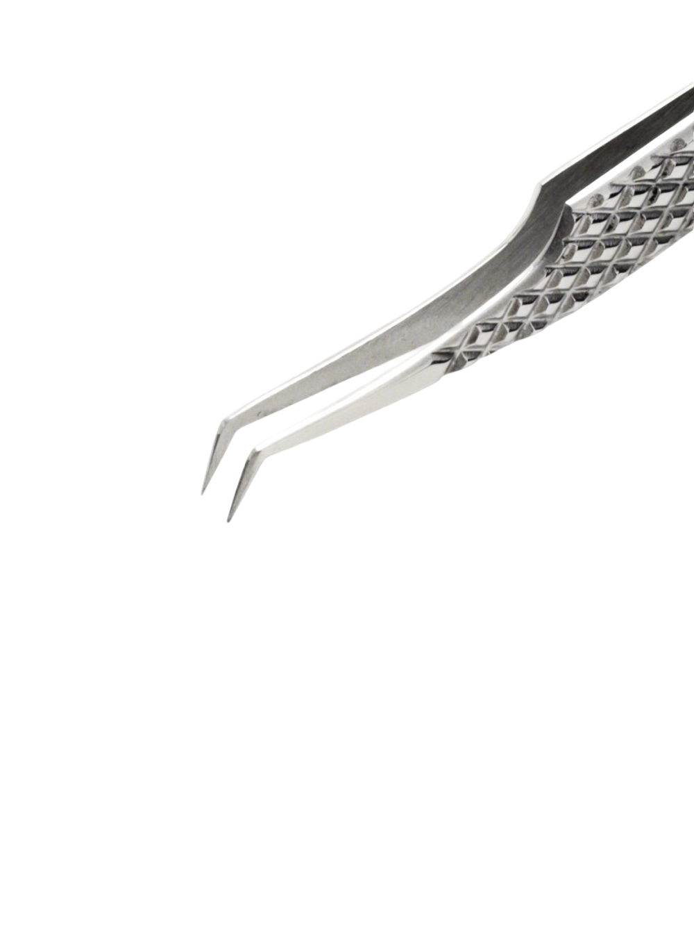 Пинцет Diamond L-45 Silver Be Happy