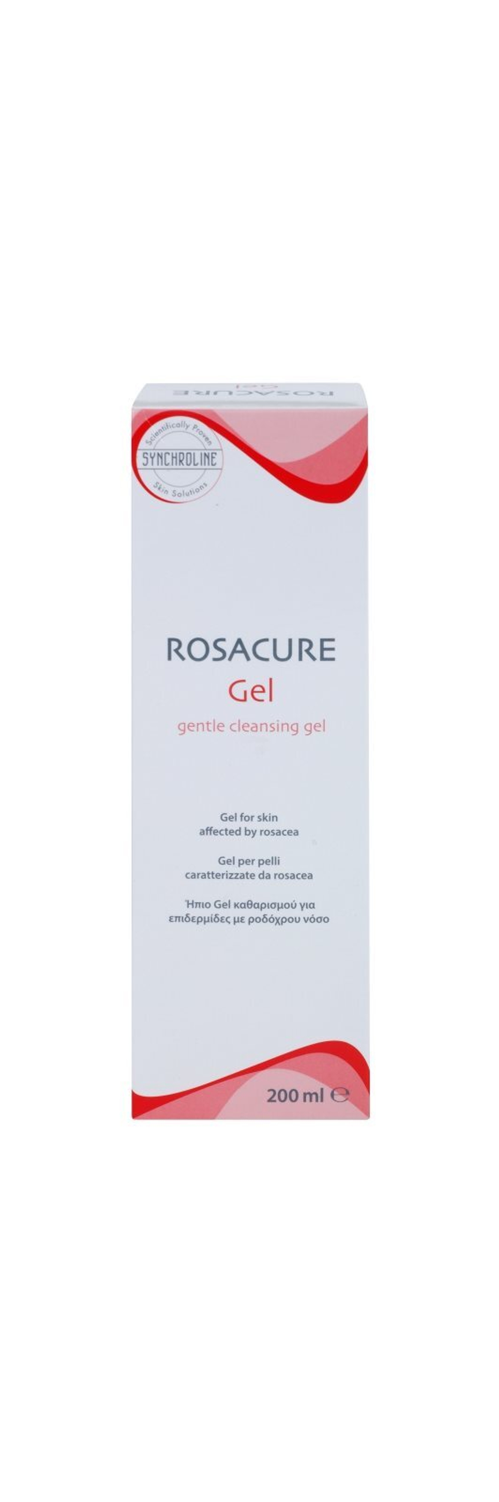 Synchroline Rosacure - нежный очищающий гель для чувствительной кожи, склонной к изменению цвета /   200  ml  / GTIN 8023628010000